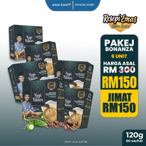 Kopi Ala Kazim Pakej Super Jimat Giler (6 Unit)