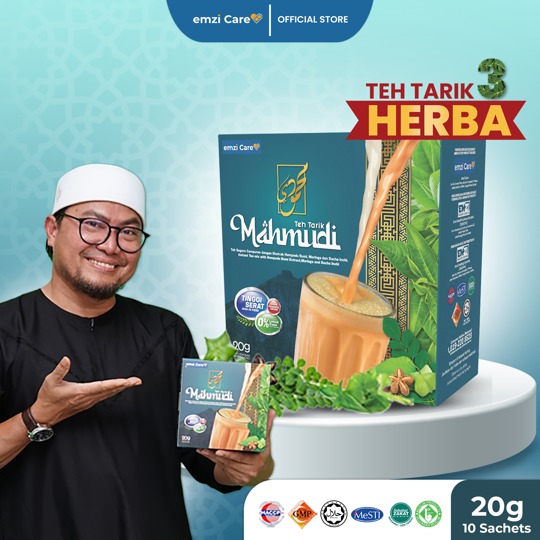 Teh Tarik Mahmudi – 8x Lebih Rendah Gula, Rasa Tetap Padu!