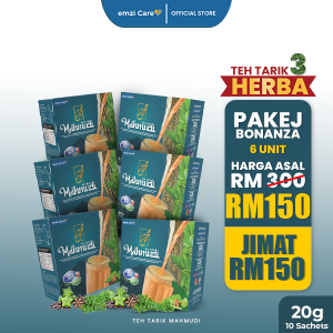Teh Tarik Mahmudi Pakej Super Jimat Giler (6 Unit)
